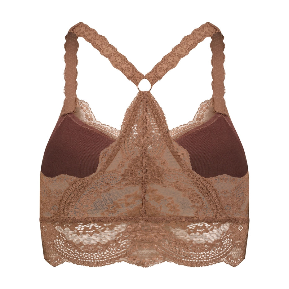 Natalie Mocha Lace Bralette