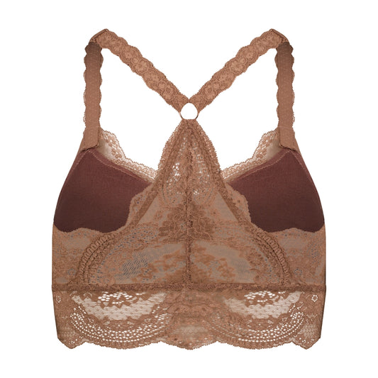 Natalie Mocha Lace Bralette