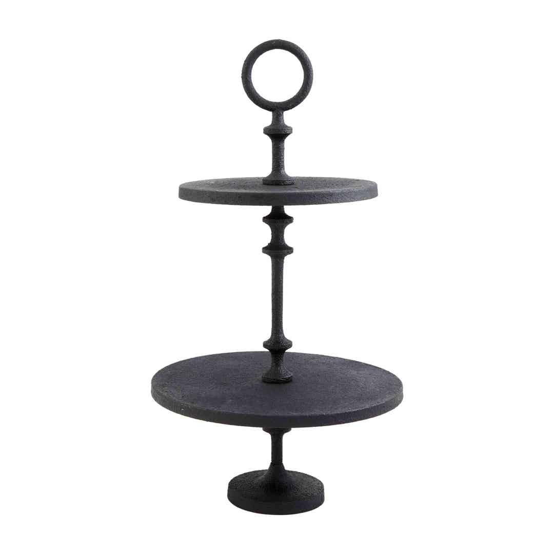 Black Tiered Server by Mud Pie