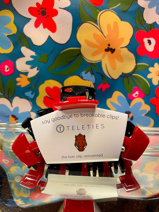 Teleties Medium Hair Claw Clips -4 Colors