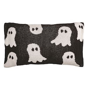 Mud Pie Ghost Halloween Knit Pillow