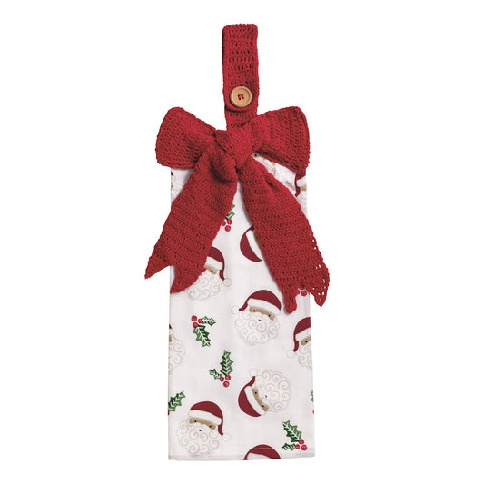 Crochet Christmas Hand Towel -2 Colors
