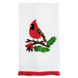 Cardinal Fringe Tea Towel