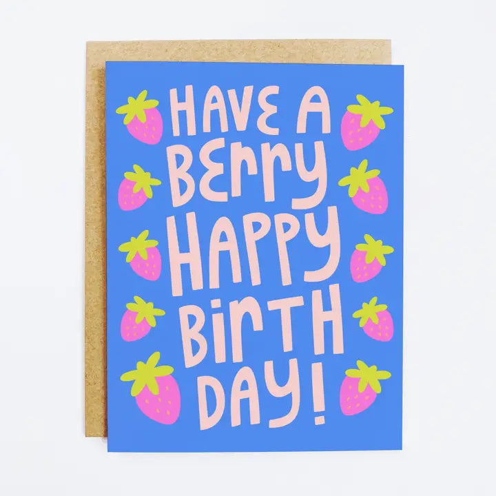 Berry Happy Birthday Card