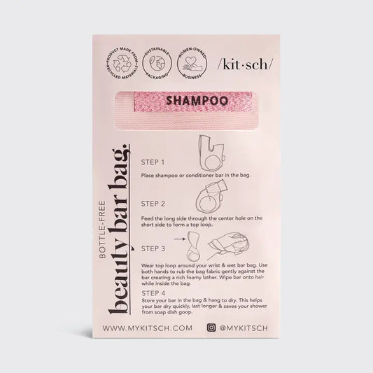 Kitsch Shampoo Beaty Bar Blush Bag