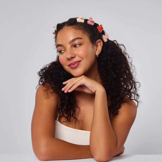 Cherry Blossom Cloud Claw Clips 8pc Set - Mini