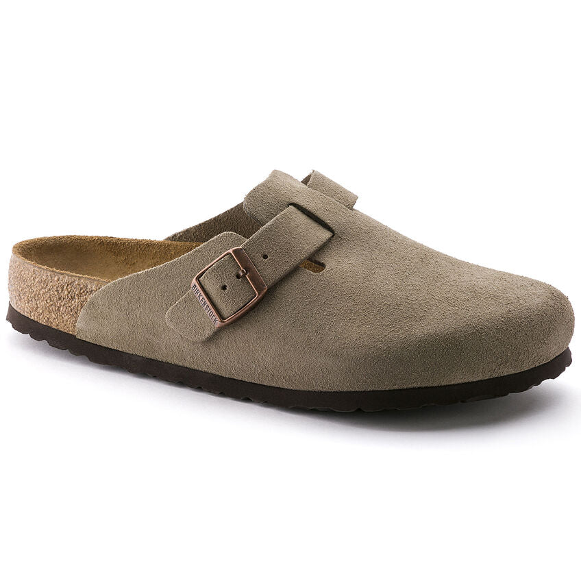Boston Soft Footbed Taupe Birkenstock
