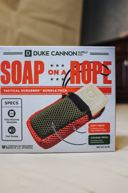 Tactical Scrubber & Bourbon Soap Set