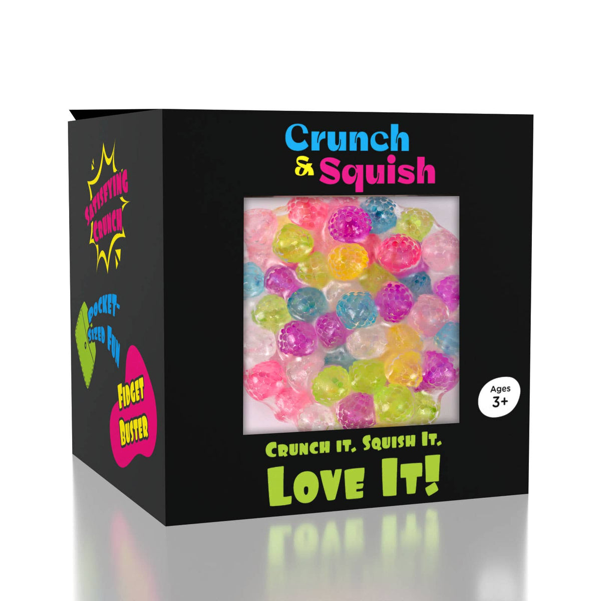 Crunch and Squish Candy Series Crunchy Squishy Stress Ball Fidget Toy (1pc) Color Ships Assorted