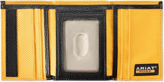 Ariat Men's Black Trifold Work Wallet