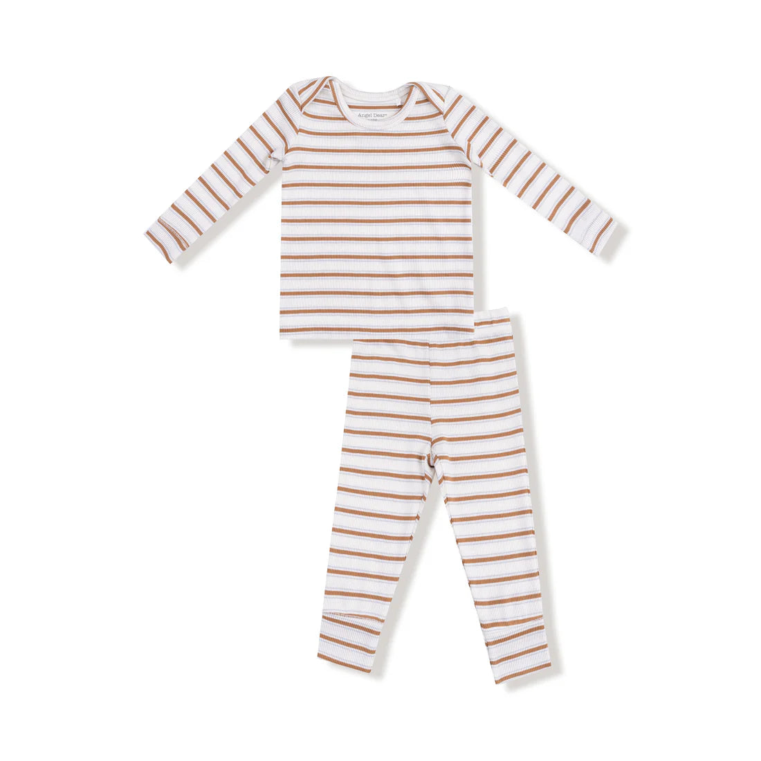 Vintage Brown Stripe Loungewear Set