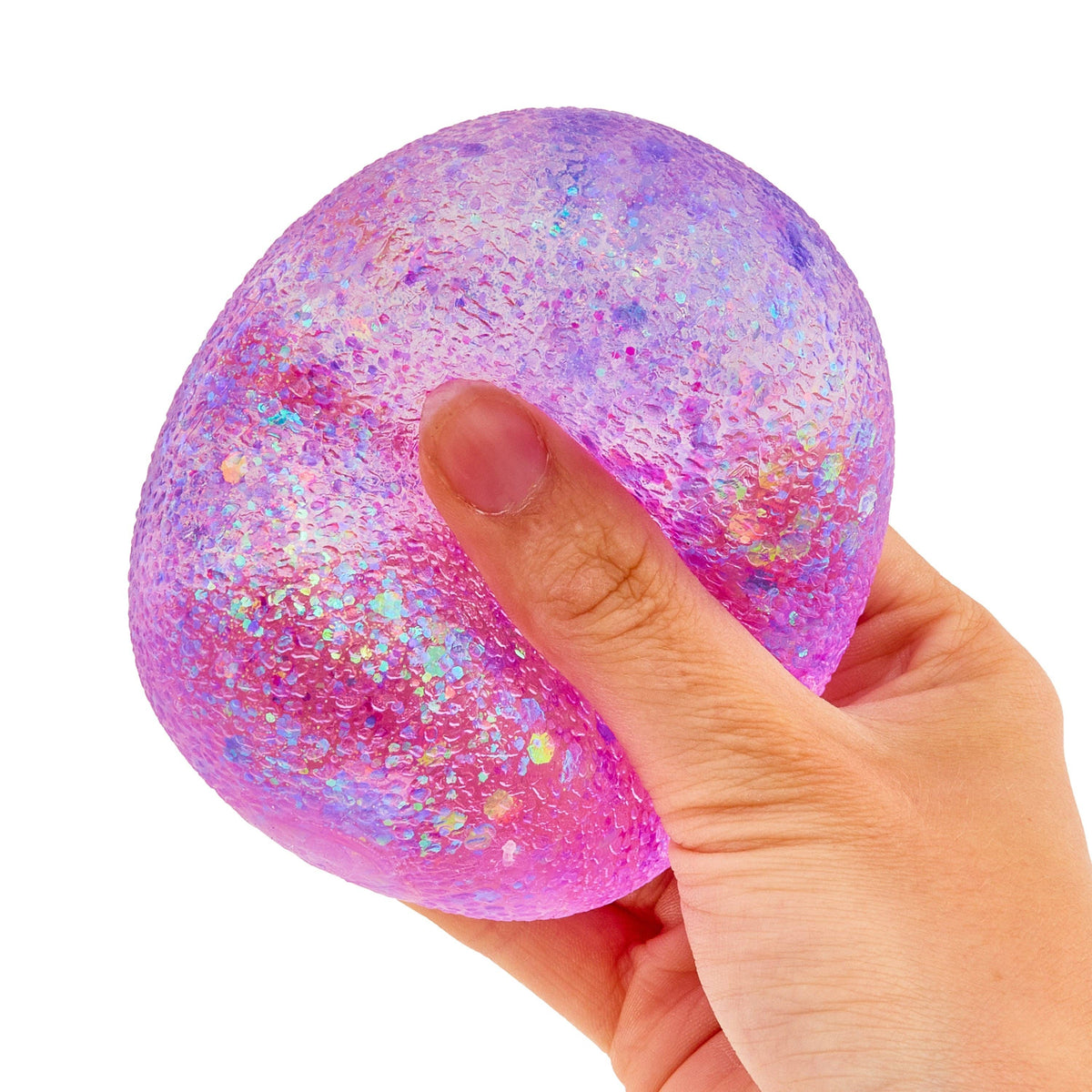 Sensory Toy Box: Squishy Glitter Gum Drops Stress Relief Fidget Toy (1pc) Ships Assorted