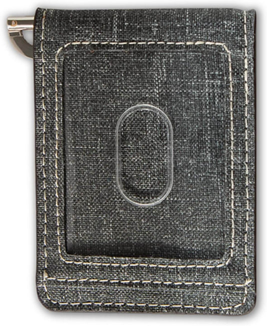 Ariat Men's Patch Grey Work Bifold Money Clip Wallet