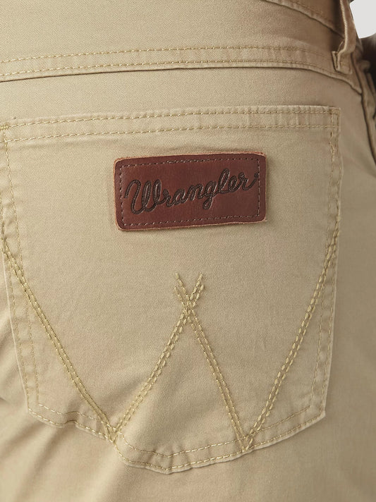 Men's Wrangler Retro Slim Fit Khaki Jeans