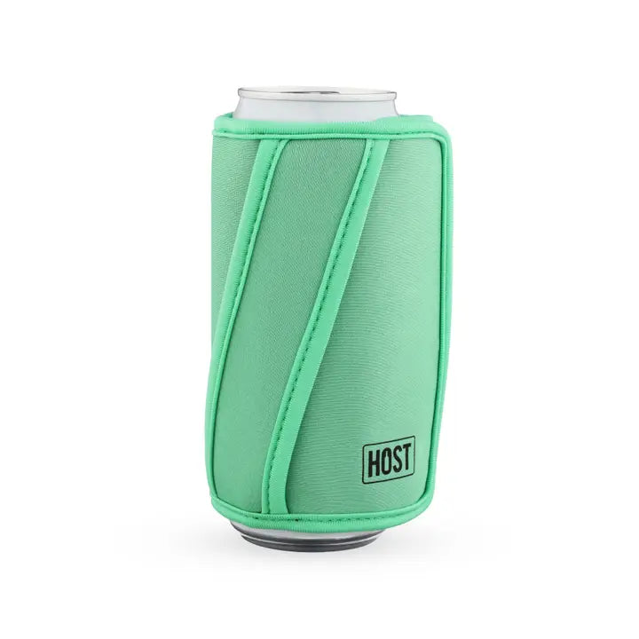 Green Insta Chill Sleeve Active Cooling Gel Slim Can
