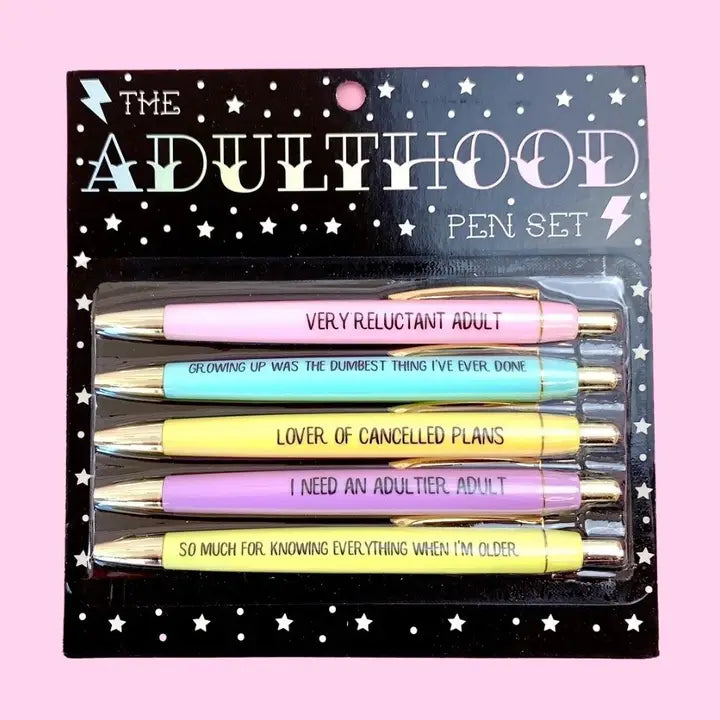 Adulthood Pen Set