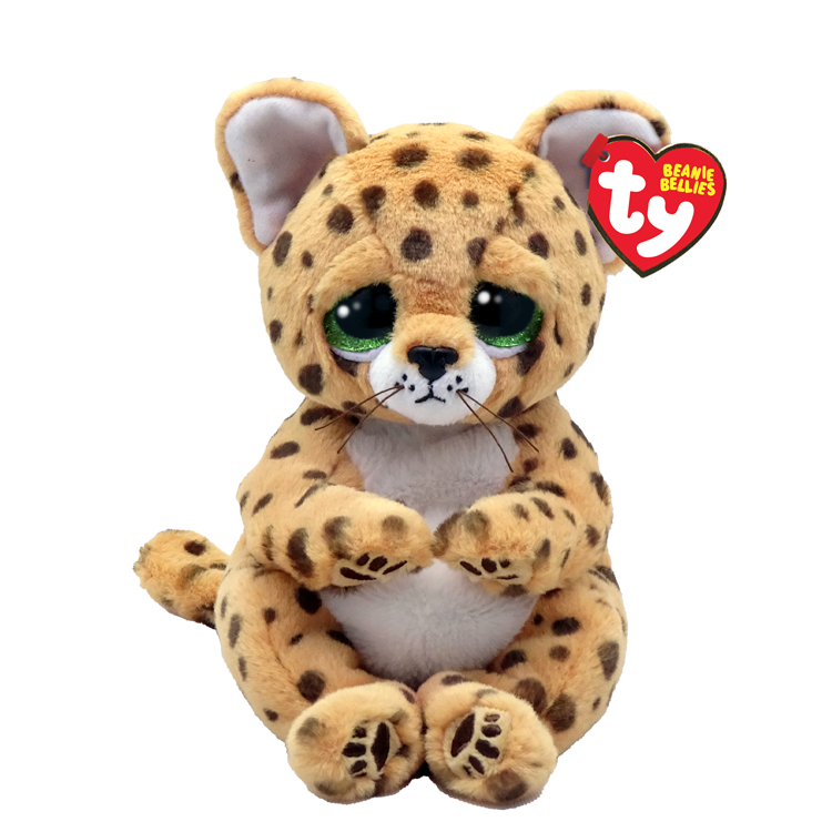 Lloyd Tan Leopard Beanie Baby