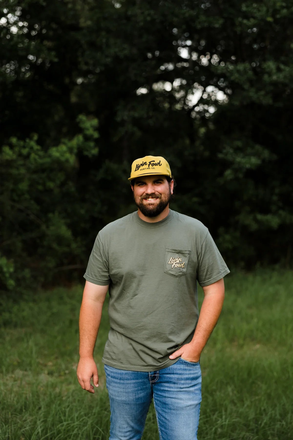 Steady Hold Green Men's Livin Fowl Tee