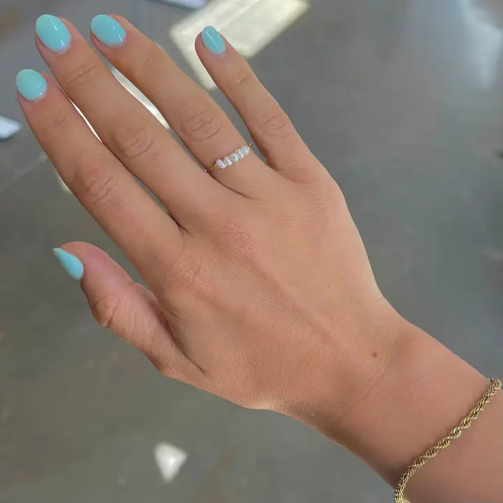 Gold Polly Pearl Water Resistant Ring