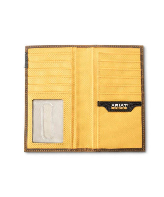 Ariat Men's Work Checkbook Rodeo Wallet