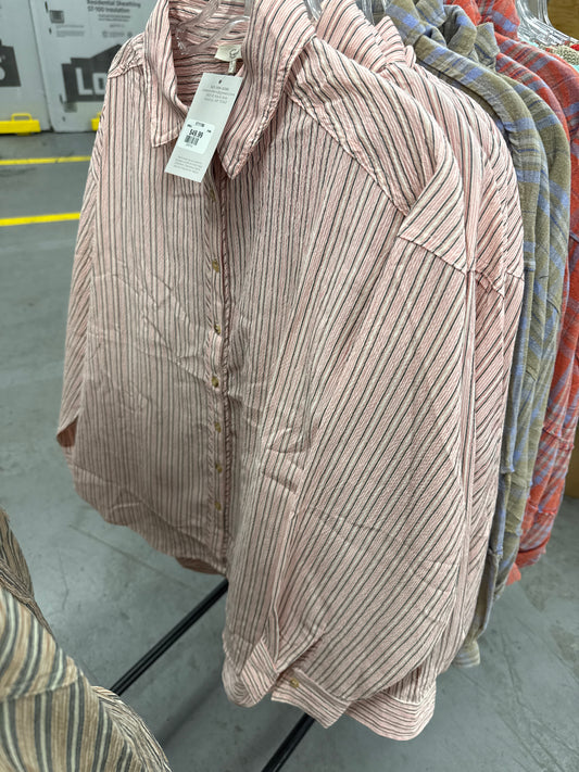 Brand New Start Stripe Blouse -2 Colors