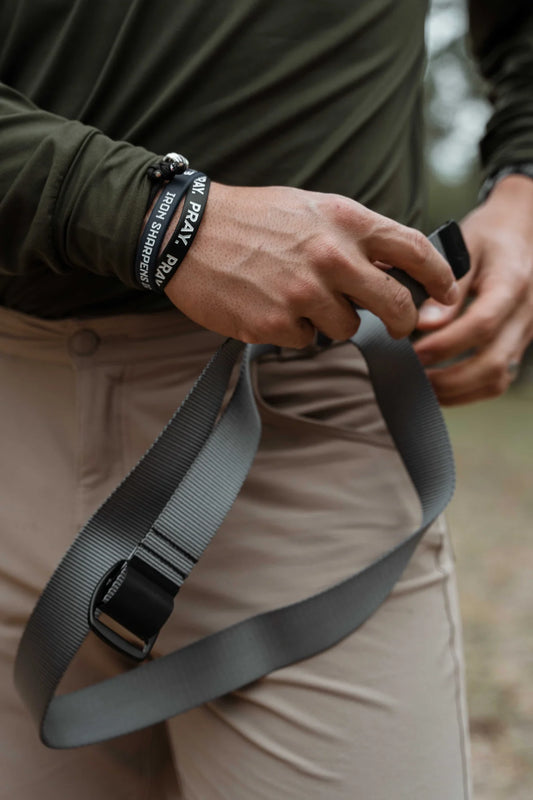 Burlebo Men's Charcoal Belt