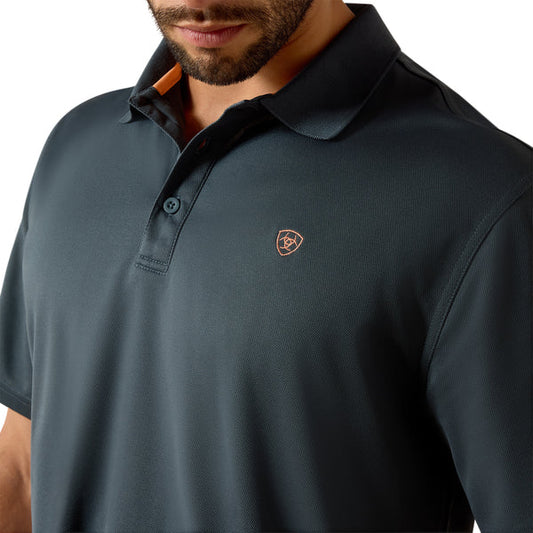 Ariat Men's TEK Dark Slate Polo