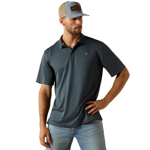 Ariat Men's TEK Dark Slate Polo