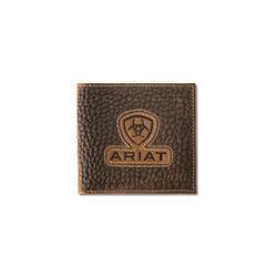 Ariat Inlay Patch Large Brown Bifold Wallet