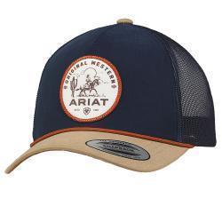 Ariat Men's Desert Scene Patch Navy Snap Back Cap