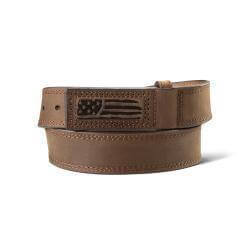 Ariat Men's Scratchless Leather Brown Work Belt