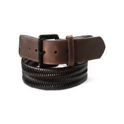 Ariat Men's Stretch Braided Brown Work Belt