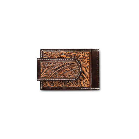 Ariat Feather Embossed Money Clip
