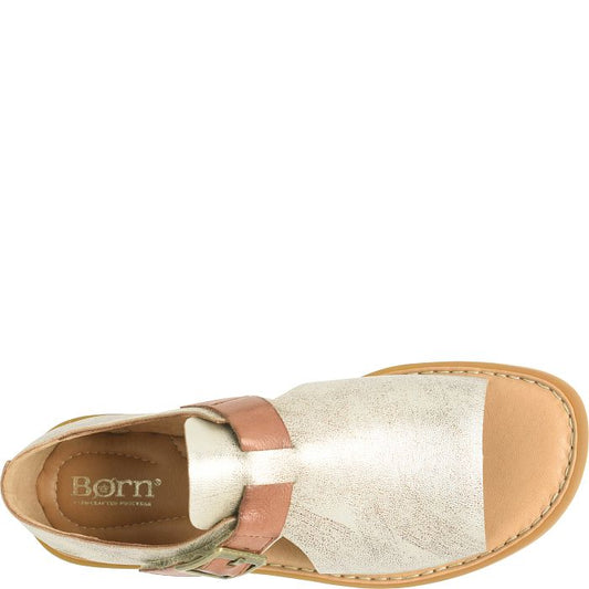 Ivey Light Gold Born Sandals