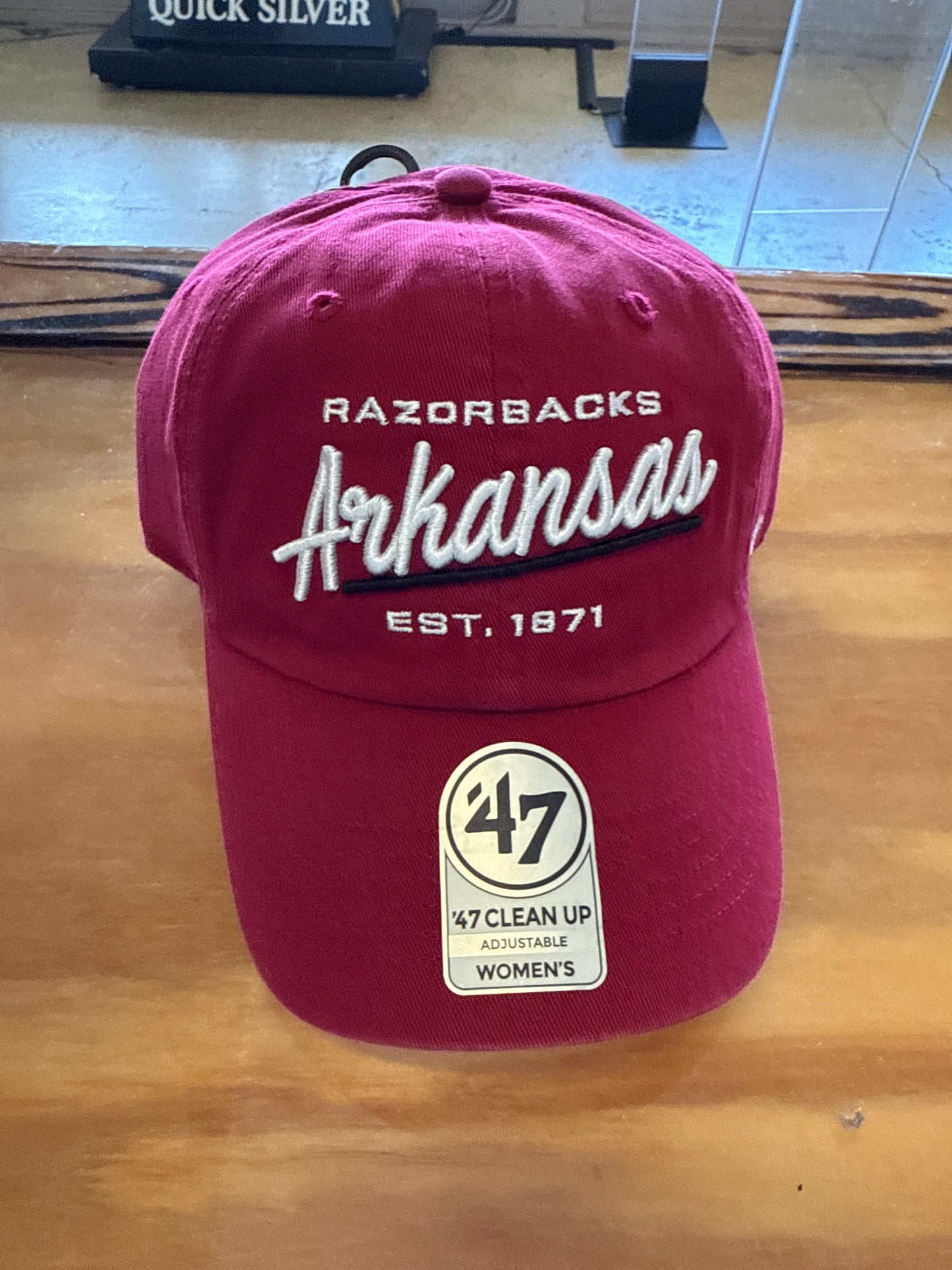 Women's Red AR Razorback Hat
