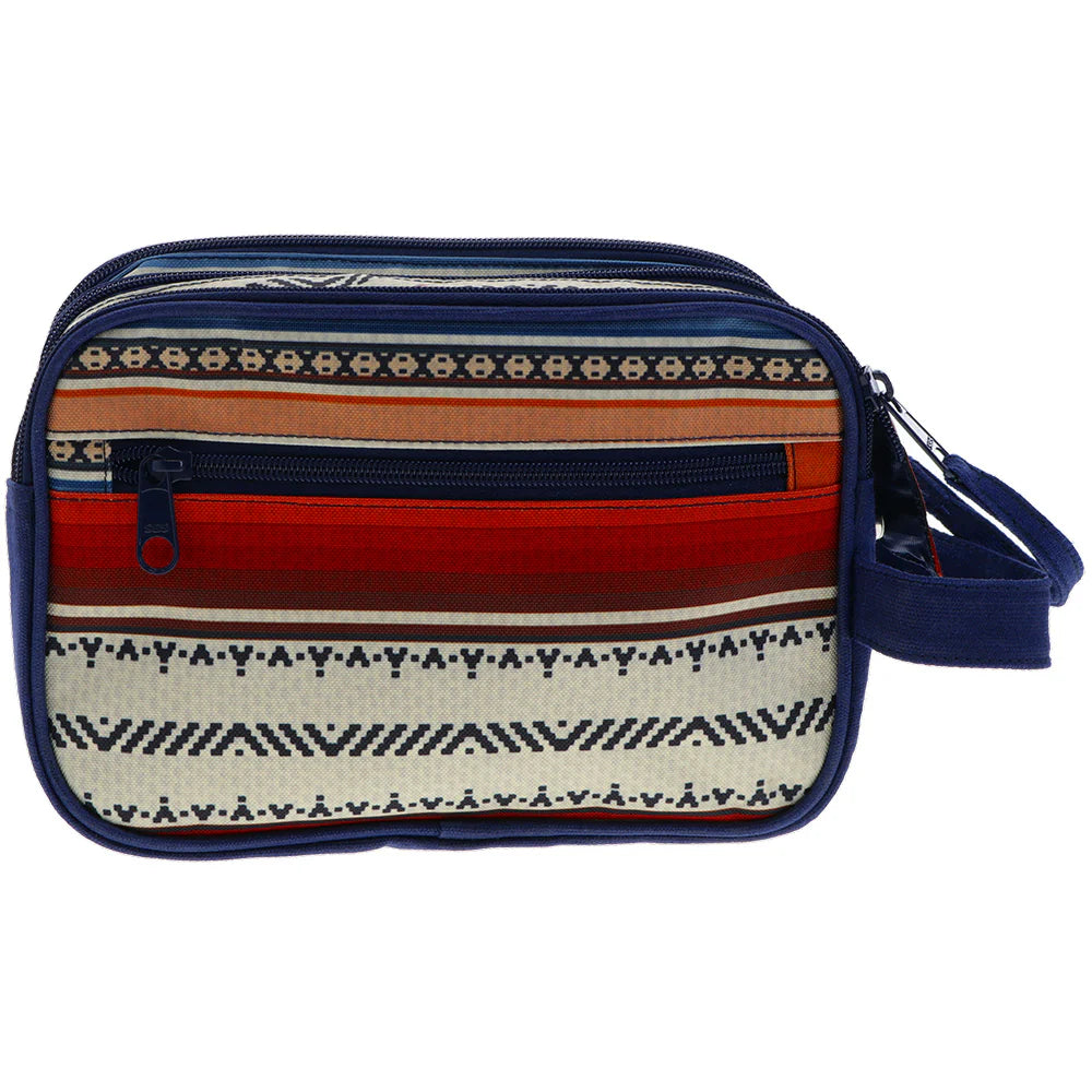 Hooey Serape & Navy Dopp Kit