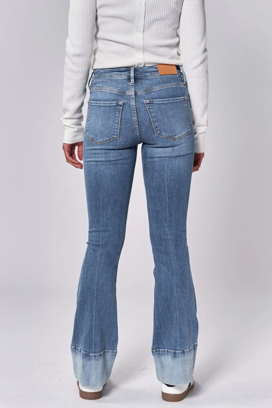 Jaxtyn Lagoon Mid Rise Bootcut Jean