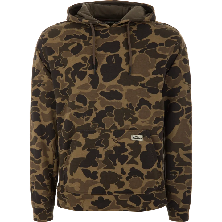 Drake Kalamata Olive Three End Hoodie