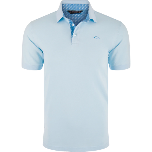 Drake Pique Logo Polo - 2 Colors