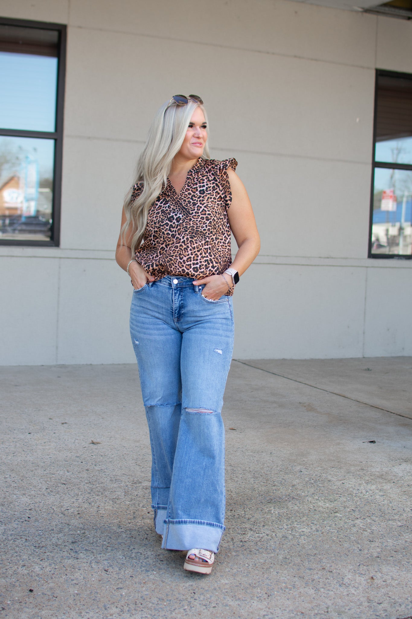 Wild Imagination Leopard Blouse