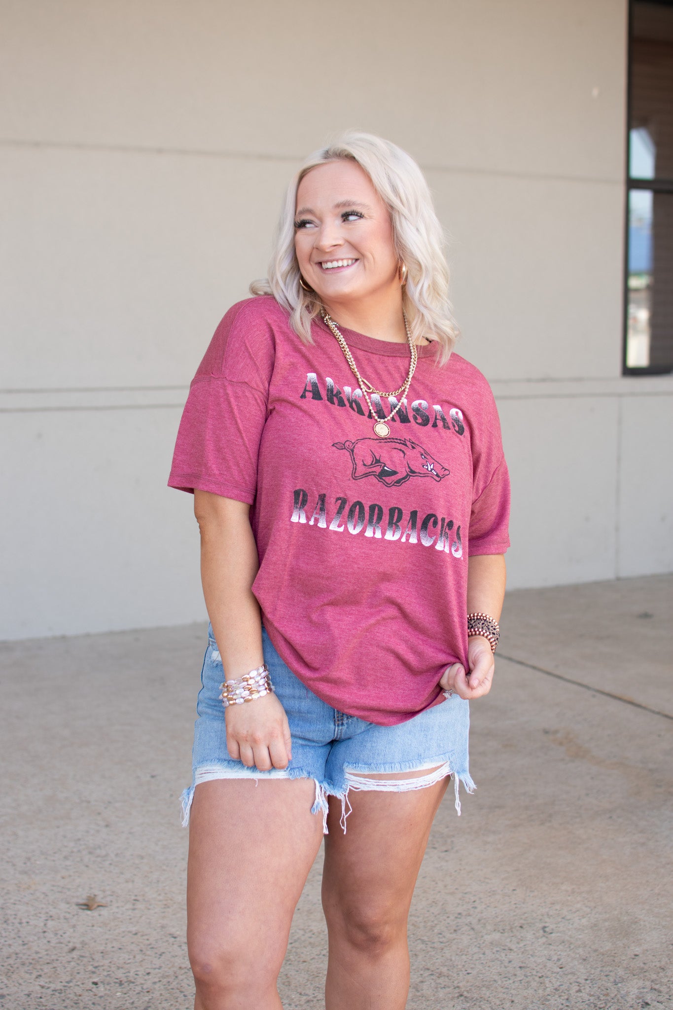 Arkansas Razorback Red Graphic Tee
