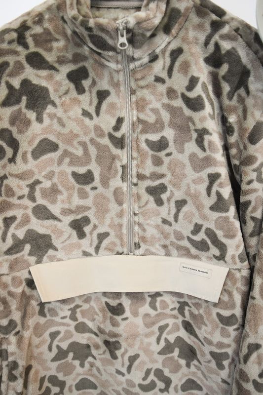 Southern Marsh Wadsworth Camo Khaki Fleece Pullover
