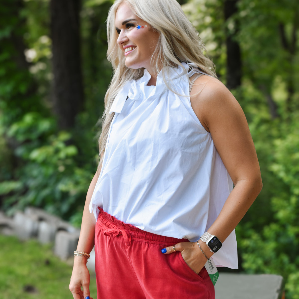 Vacay Countdown Bridget Ruffle Tank