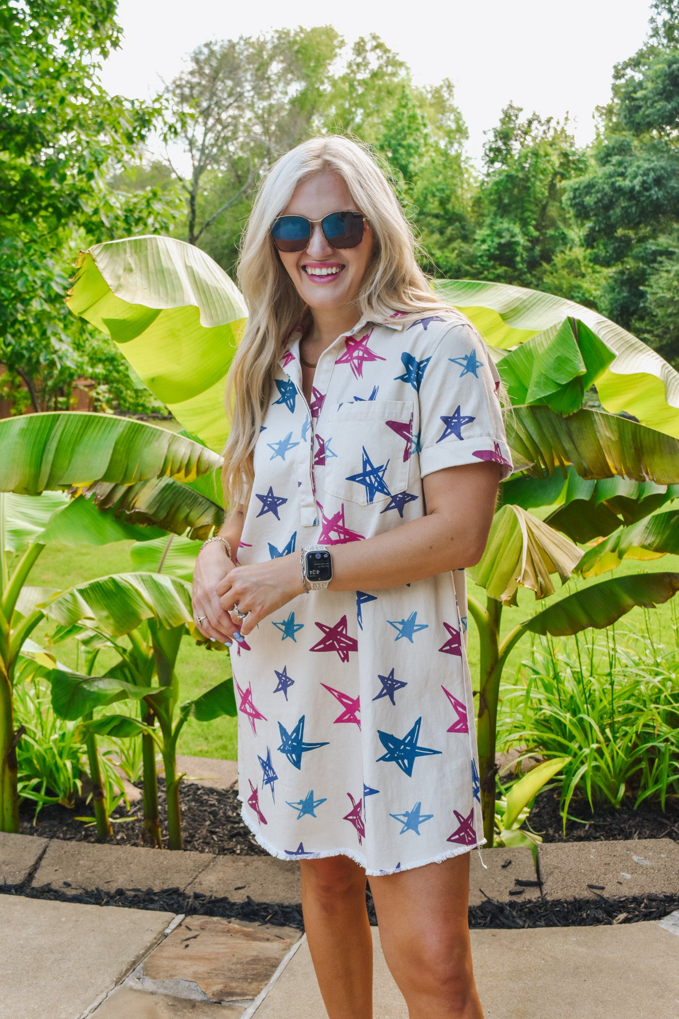 Made For Celebrating Star Denim Dress