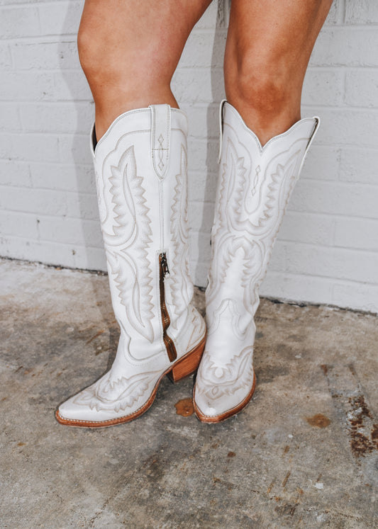 Casanova White Ariat Western Boot
