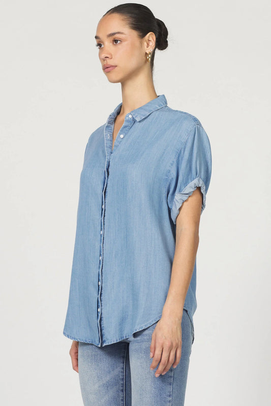 Benning Denim Button Up Blouse