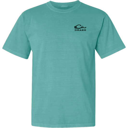 Drake Men's Seafoam Waterfowl Lab Tee