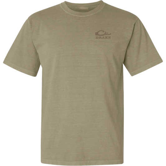 Drake Men's Khaki Take Flight Tee