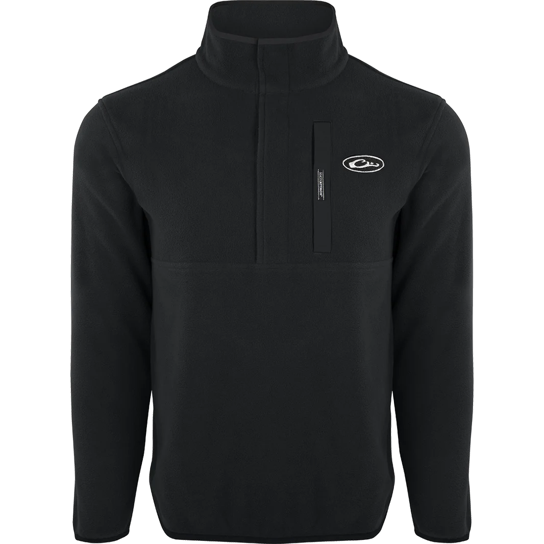 Drake Men's Black Camp Fleece 2.0 Pullover
