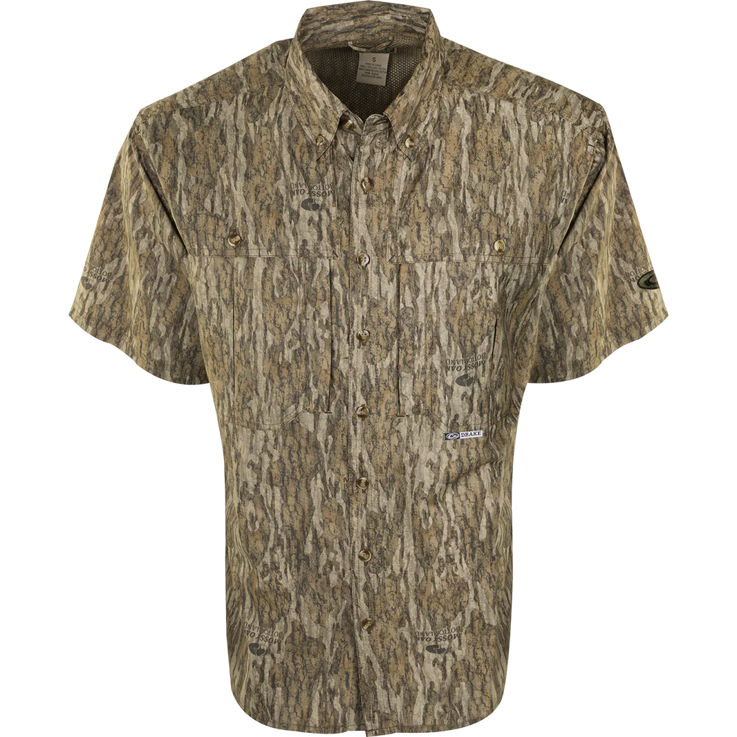 Drake Men's EST Camo Flyweight Wingshooter's Shirt - 2 Colors